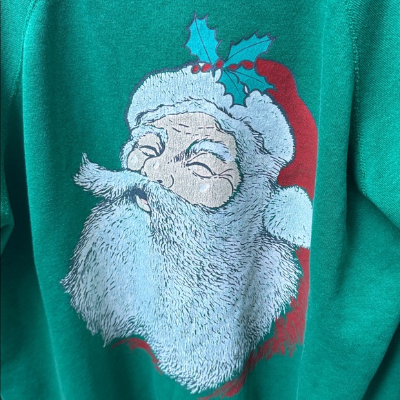 HANES / VINTAGE • Holiday Santa Christmas Noodie - Picture 3 of 7